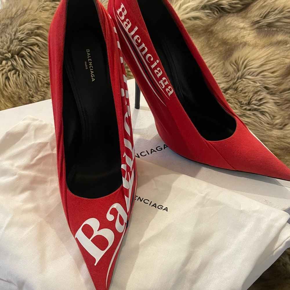 Size 38 Balenciaga heels. Bought from Harrods in London and only worn twice